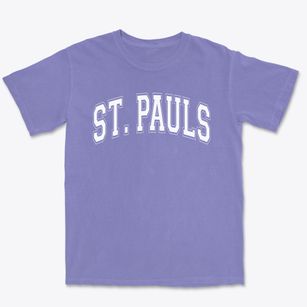 Saint Pauls Lutheran Elementary School Varsity Arch Premium Heavyweight T-shirt