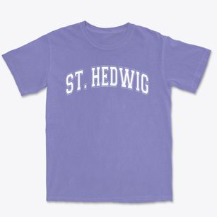 St Hedwig Parish Varsity Arch Premium Heavyweight T-shirt