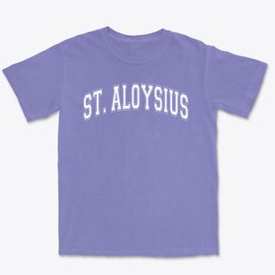 Saint Aloysius Elementary School Varsity Arch Premium Heavyweight T-shirt