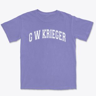 G W Krieger Elementary School Varsity Arch Premium Heavyweight T-shirt