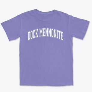 Dock Mennonite Academy Varsity Arch Premium Heavyweight T-shirt