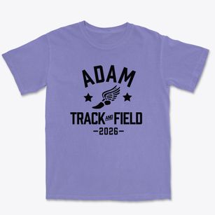 Adam Elementary School Track and Field Premium Heavyweight T-shirt