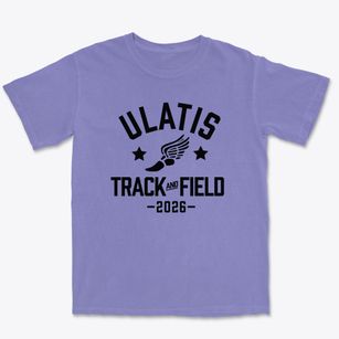 Ulatis Elementary School Track and Field Premium Heavyweight T-shirt