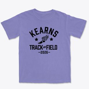 Kearns High School Track and Field Premium Heavyweight T-shirt