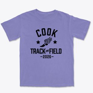 Cook Elementary School Track and Field Premium Heavyweight T-shirt