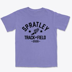 Spratley Middle School Track and Field Premium Heavyweight T-shirt
