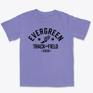 Evergreen Christian Track and Field Premium Heavyweight T-shirt