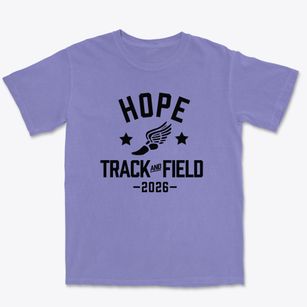 Hope Christian School Fortis Track and Field Premium Heavyweight T-shirt