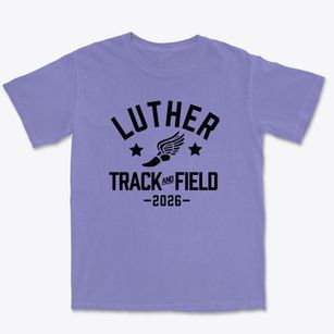 Luther Elementary School Track and Field Premium Heavyweight T-shirt