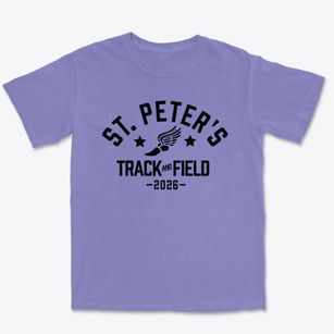 Saint Peter's Lutheran School Track and Field Premium Heavyweight T-shirt