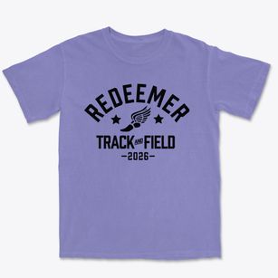 Redeemer Lutheran School Track and Field Premium Heavyweight T-shirt