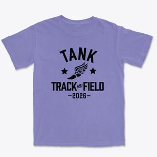 Tank Elementary School Track and Field Premium Heavyweight T-shirt