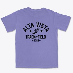 Alta Vista Elementary School Track and Field Premium Heavyweight T-shirt