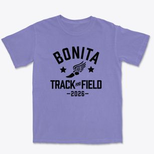Bonita Elementary School Track and Field Premium Heavyweight T-shirt