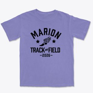 Marion Academy Track and Field Premium Heavyweight T-shirt