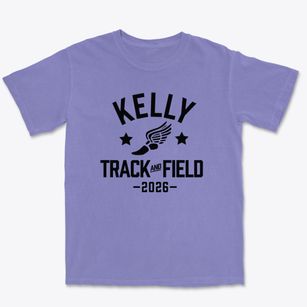 Kelly Elementary School Track and Field Premium Heavyweight T-shirt
