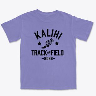 Kalihi Elementary School Track and Field Premium Heavyweight T-shirt