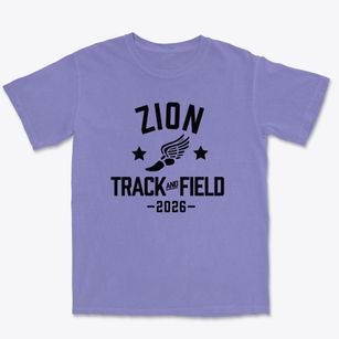 Zion Lutheran School Track and Field Premium Heavyweight T-shirt