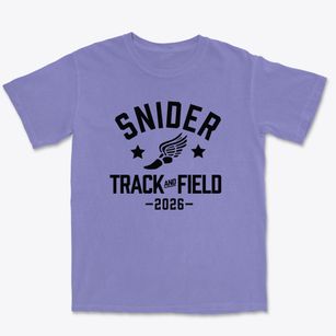 Snider High School Track and Field Premium Heavyweight T-shirt