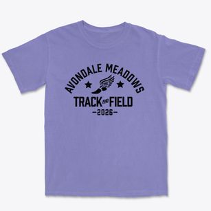 Avondale Meadows Academy Track and Field Premium Heavyweight T-shirt
