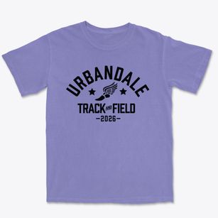 Urbandale High School Track and Field Premium Heavyweight T-shirt