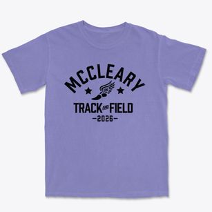 Mccleary School Academy Track and Field Premium Heavyweight T-shirt