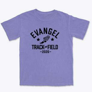 Evangel Christian School Track and Field Premium Heavyweight T-shirt