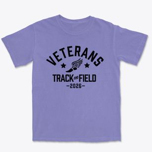 Veterans Memorial School Track and Field Premium Heavyweight T-shirt
