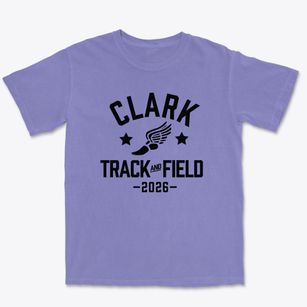 Clark Elementary School Track and Field Premium Heavyweight T-shirt