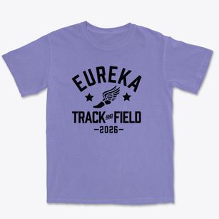 Eureka Christian School Track and Field Premium Heavyweight T-shirt