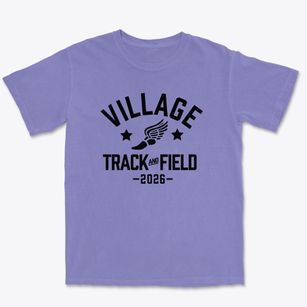 Village Sda Elementary School Track and Field Premium Heavyweight T-shirt