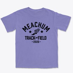 Meachum Junior High School Track and Field Premium Heavyweight T-shirt