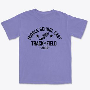 Stma Middle School East Track and Field Premium Heavyweight T-shirt