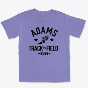 Adams Middle School Track and Field Premium Heavyweight T-shirt