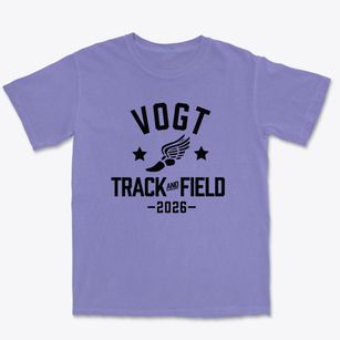 Vogt School Track and Field Premium Heavyweight T-shirt