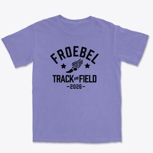 Froebel Elementary School Track and Field Premium Heavyweight T-shirt
