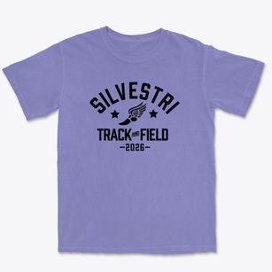 Silvestri Junior High School Track and Field Premium Heavyweight T-shirt
