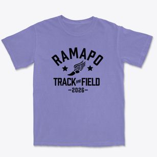 Ramapo High School Track and Field Premium Heavyweight T-shirt