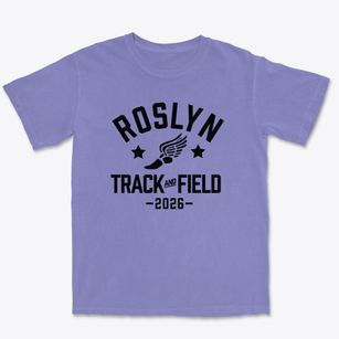 Roslyn High School Track and Field Premium Heavyweight T-shirt