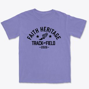 Faith Heritage School Track and Field Premium Heavyweight T-shirt
