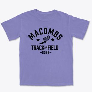 Macombs Junior High School Track and Field Premium Heavyweight T-shirt