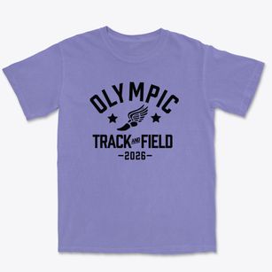 Olympic High School Track and Field Premium Heavyweight T-shirt