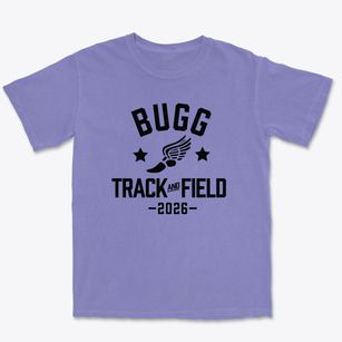Bugg Creative Arts & Science Magnet Track and Field Premium Heavyweight T-shirt