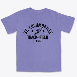 St Columbkille Parish Track and Field Premium Heavyweight T-shirt