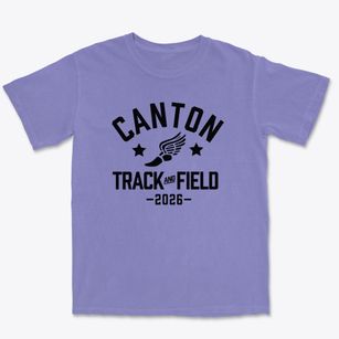 Canton Country Day School Track and Field Premium Heavyweight T-shirt