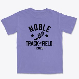 Noble Elementary School Track and Field Premium Heavyweight T-shirt
