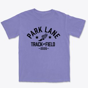 Park Lane Elementary School Track and Field Premium Heavyweight T-shirt