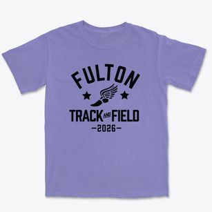 Fulton Elementary School Track and Field Premium Heavyweight T-shirt