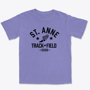 Saint Anne Catholic School Track and Field Premium Heavyweight T-shirt