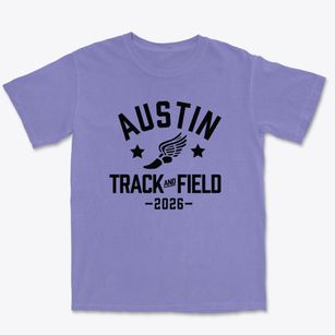 Austin Elementary School Track and Field Premium Heavyweight T-shirt